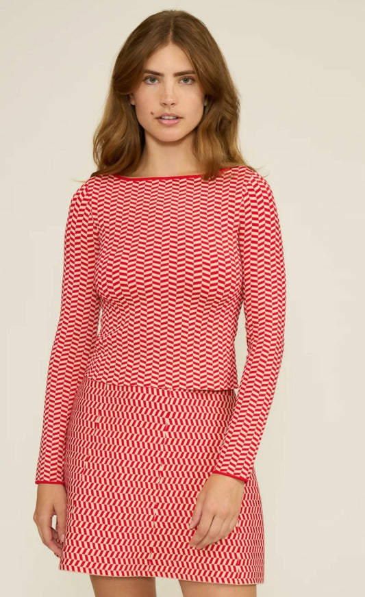 Two piece mini skirt set