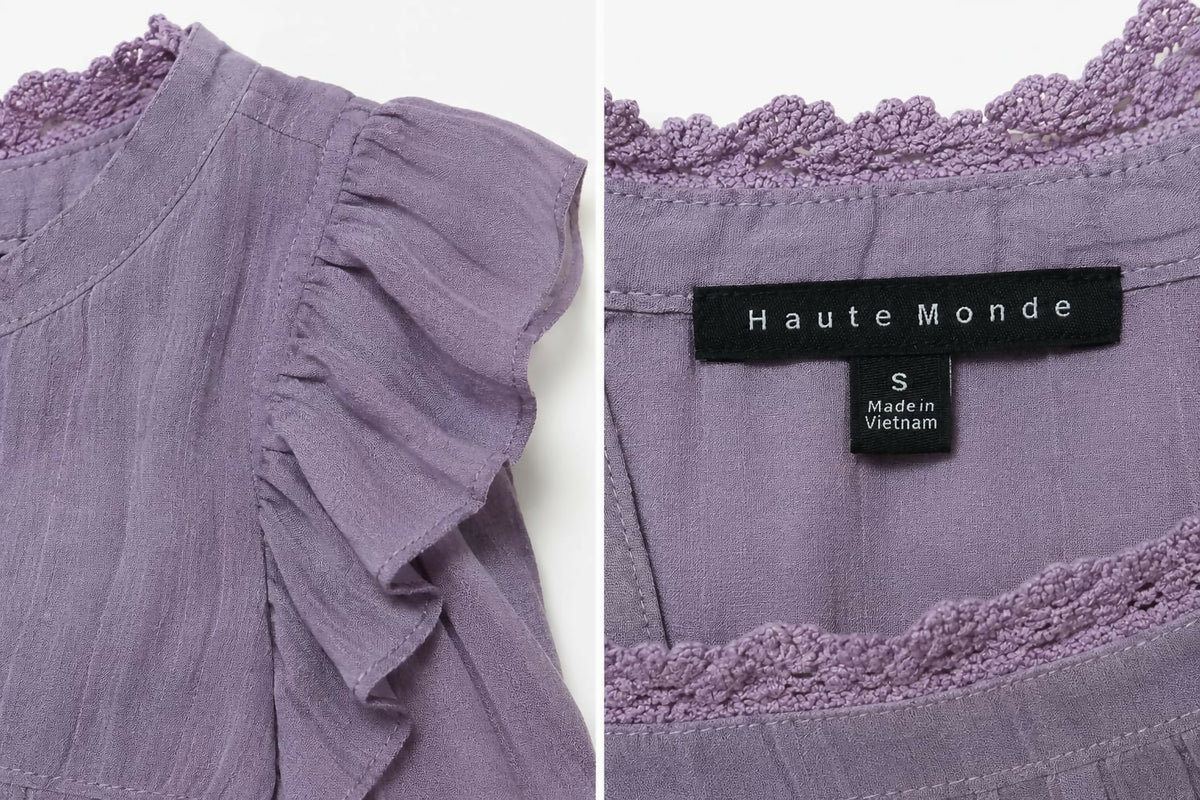 Haute Monde Ruffled Blouse
