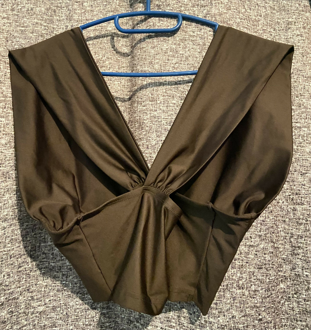 Brown Bustier Top