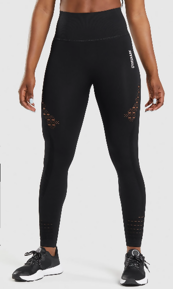 Gymshark Energy+ Seamless Leggings - Black