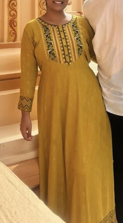 Yellow Shalwar Dress