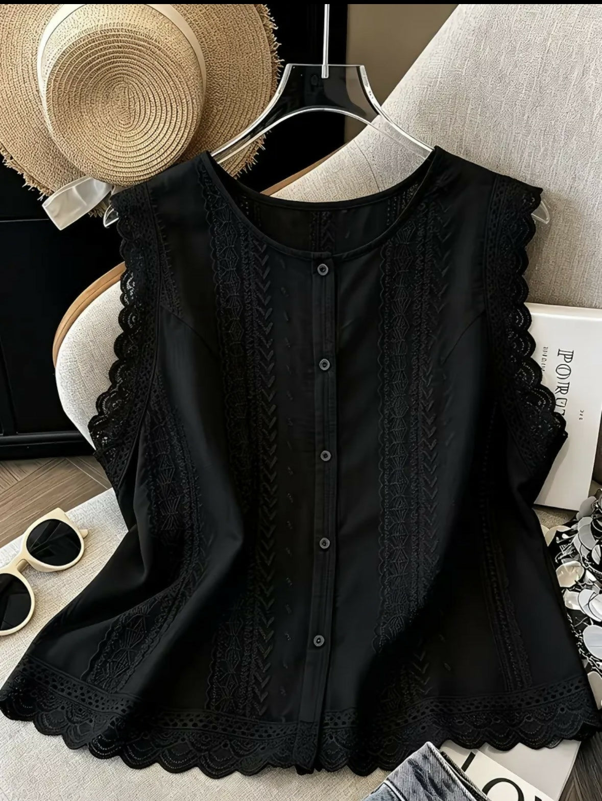 Cross Border Plus Size Sleeveless vest