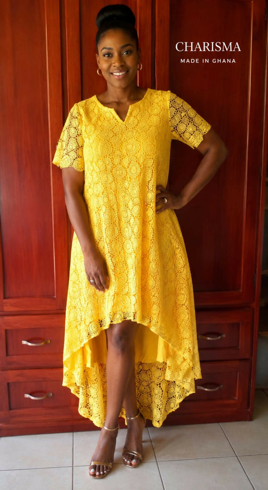 New CHARISMA High/Low Lace Dress