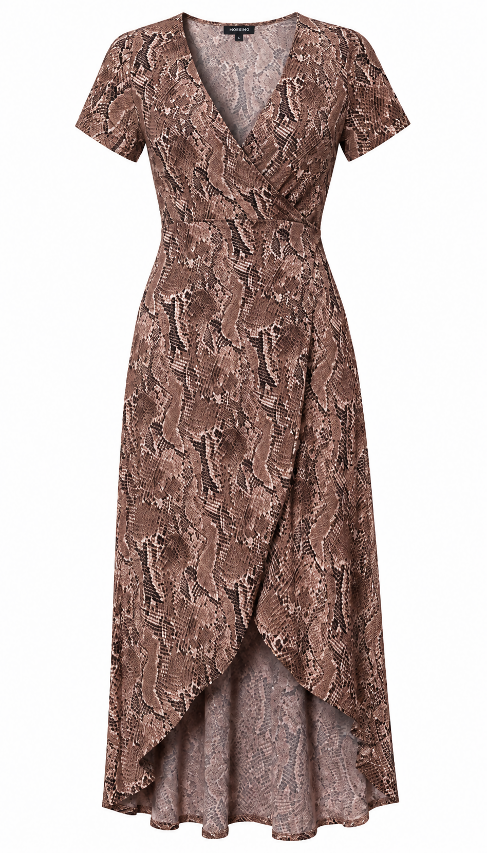 Express Snake Printed Wrap Dress