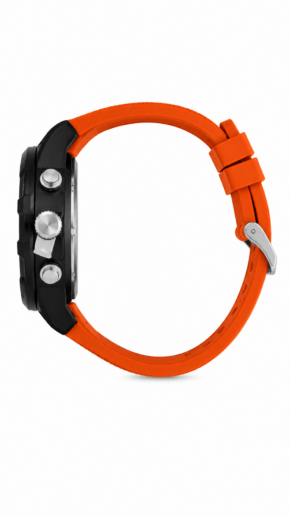 Kenneth Cole Reaction Men's Sport Digital-Analog Watch – Black & Orange