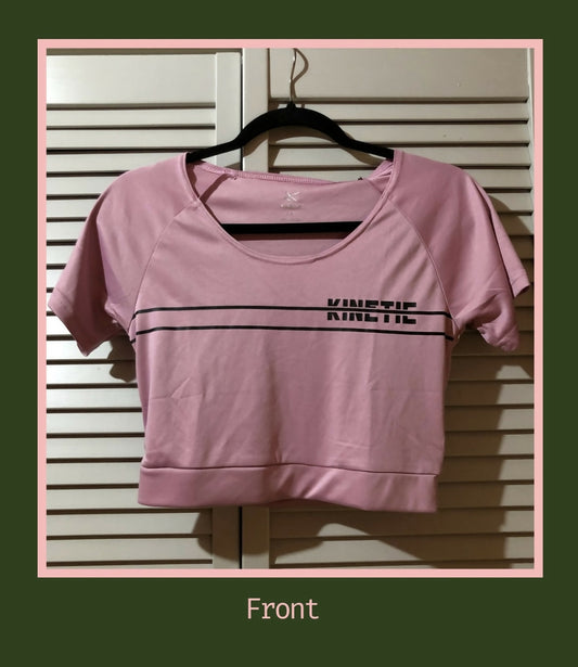 Women’s cropped active Tee