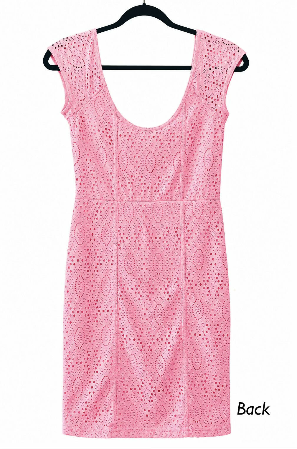 Forever 21 Pink Icing Knit Lace Overlay Bodycon Dress