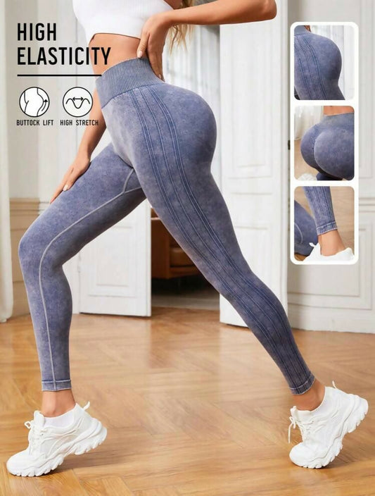 Blue/Grey Dusty Leggings