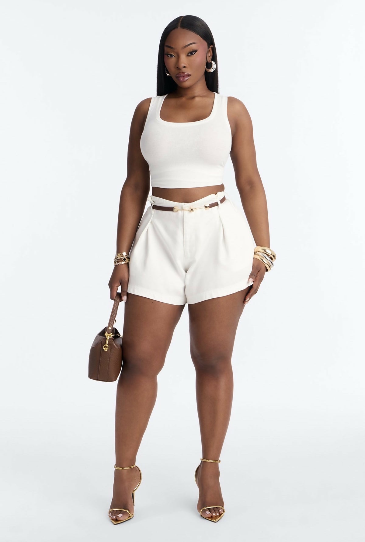 Fashion Nova Pleated Short