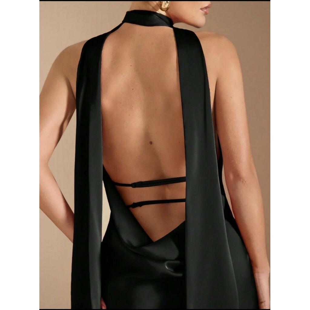 Satin Maxi Dress