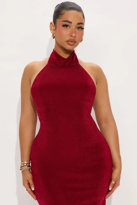 Monet Slinky Maxi Dress