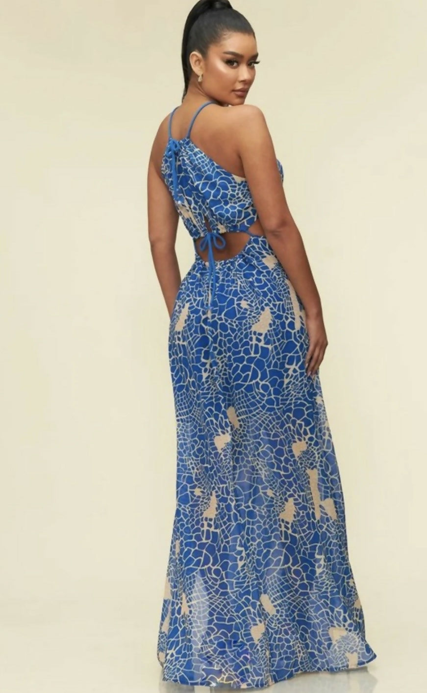Flowy goddess maxi dress