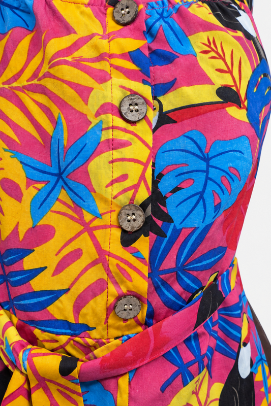 Rainforest Printed Micro Short Rompa