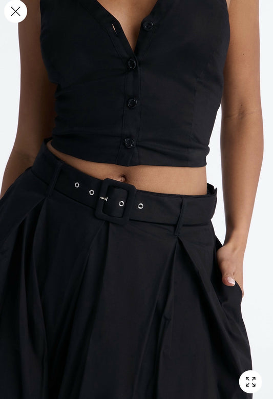 FashionNova Halter Maxi Skirt Set