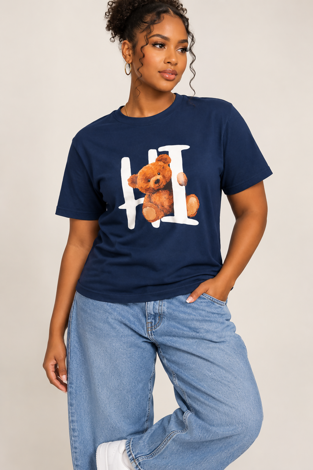 Shein Printed Cotton Jersey