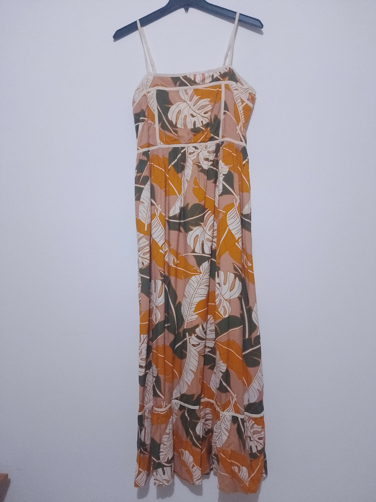Sincerely Jules for Bandier Tropical LeafMaxi Dress