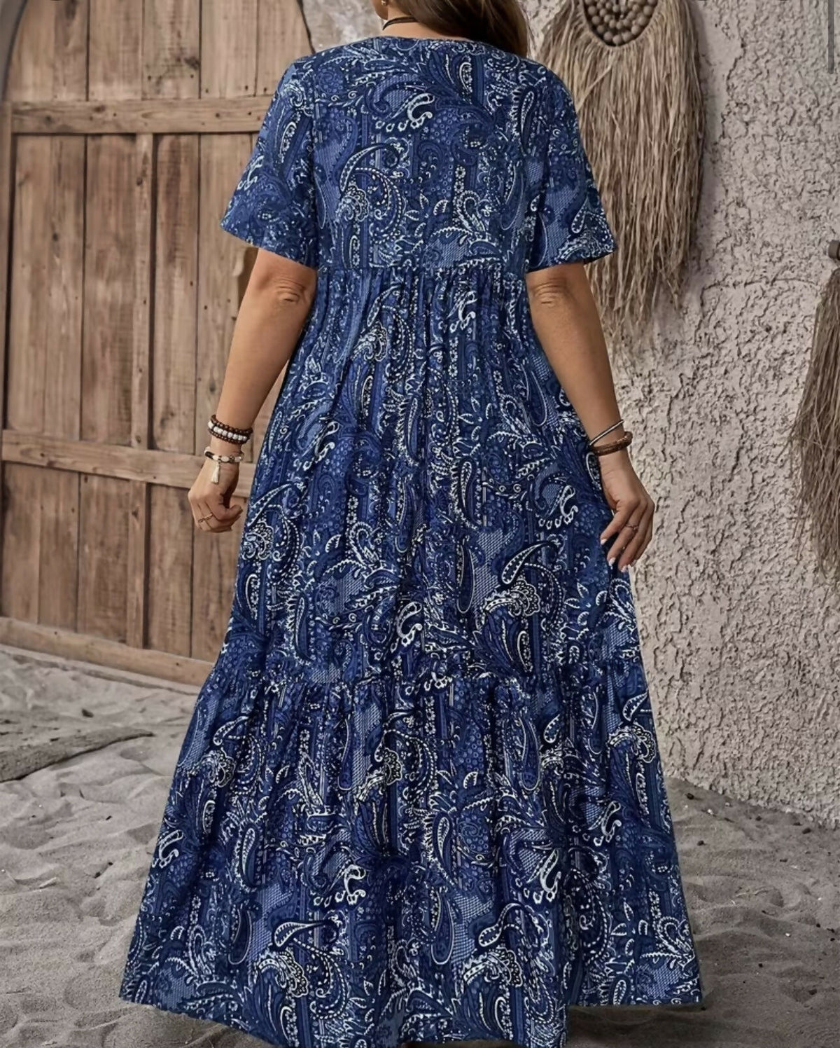 The Isla Paisley Maxi Dress