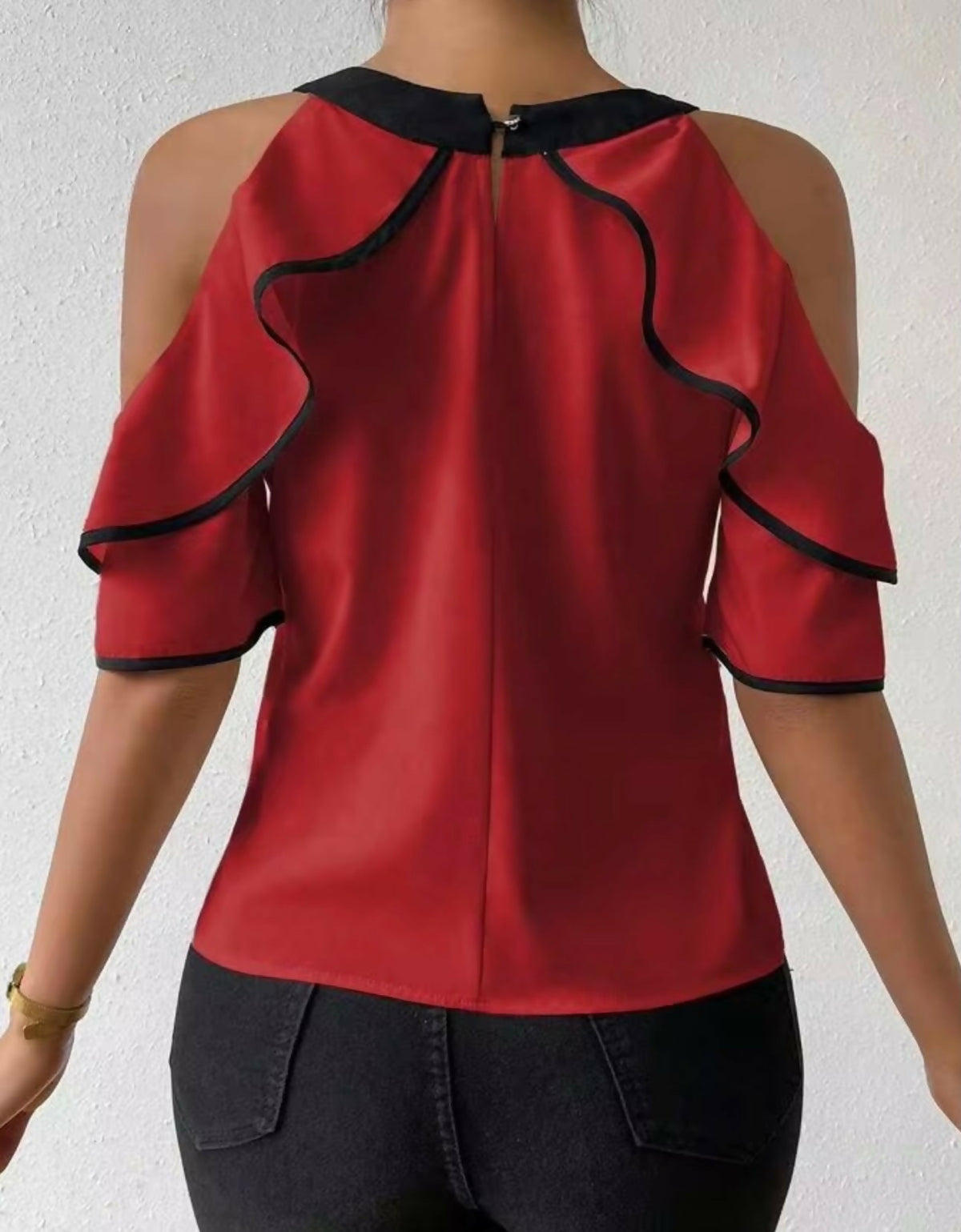 The Scarlet Noir Top