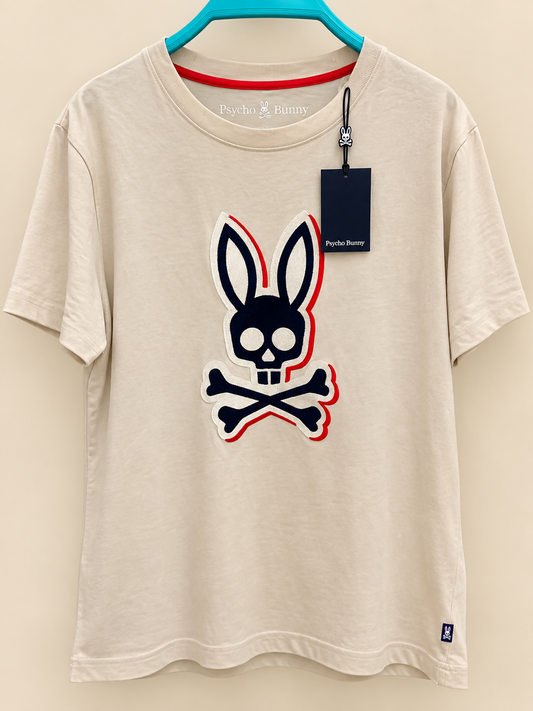 Psycho Bunny Men’s Embroidered Graphic T-Shirt – Size 4 (Small) – NEW WITH TAGS