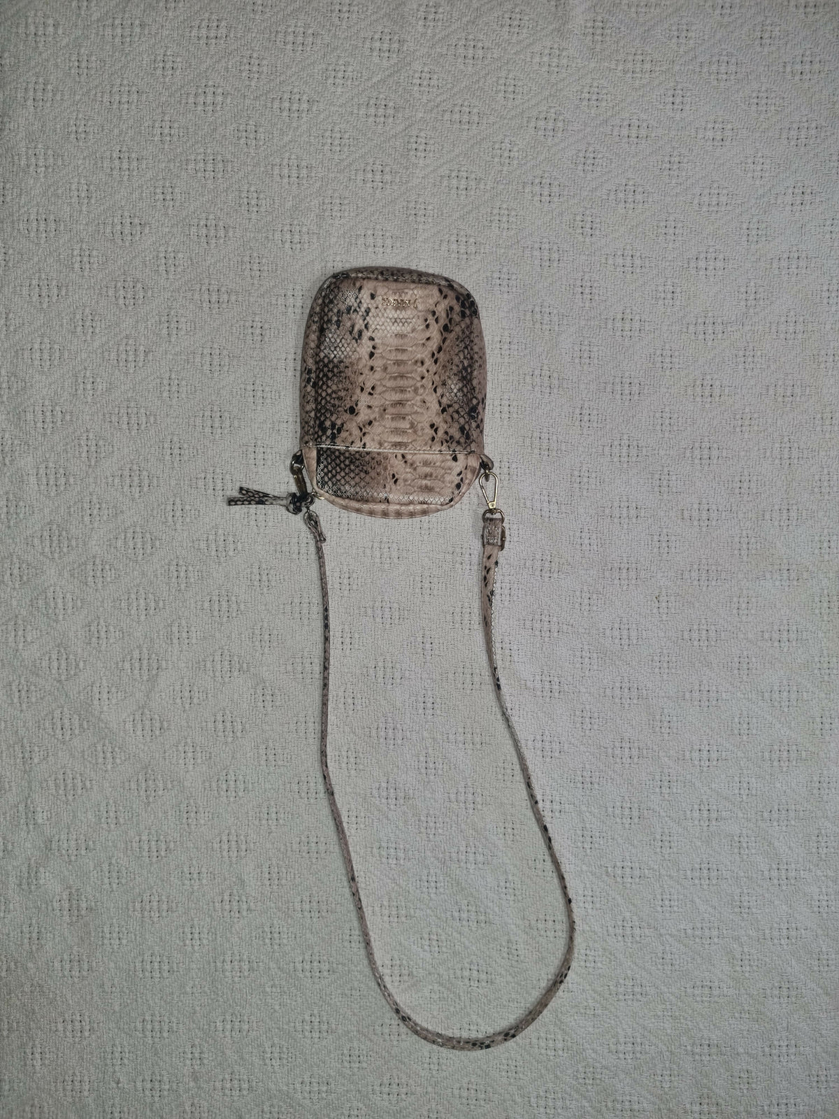 J Marie Snakeskin Side Bag
