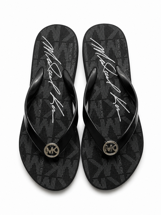 Michael Kors Black Slippers