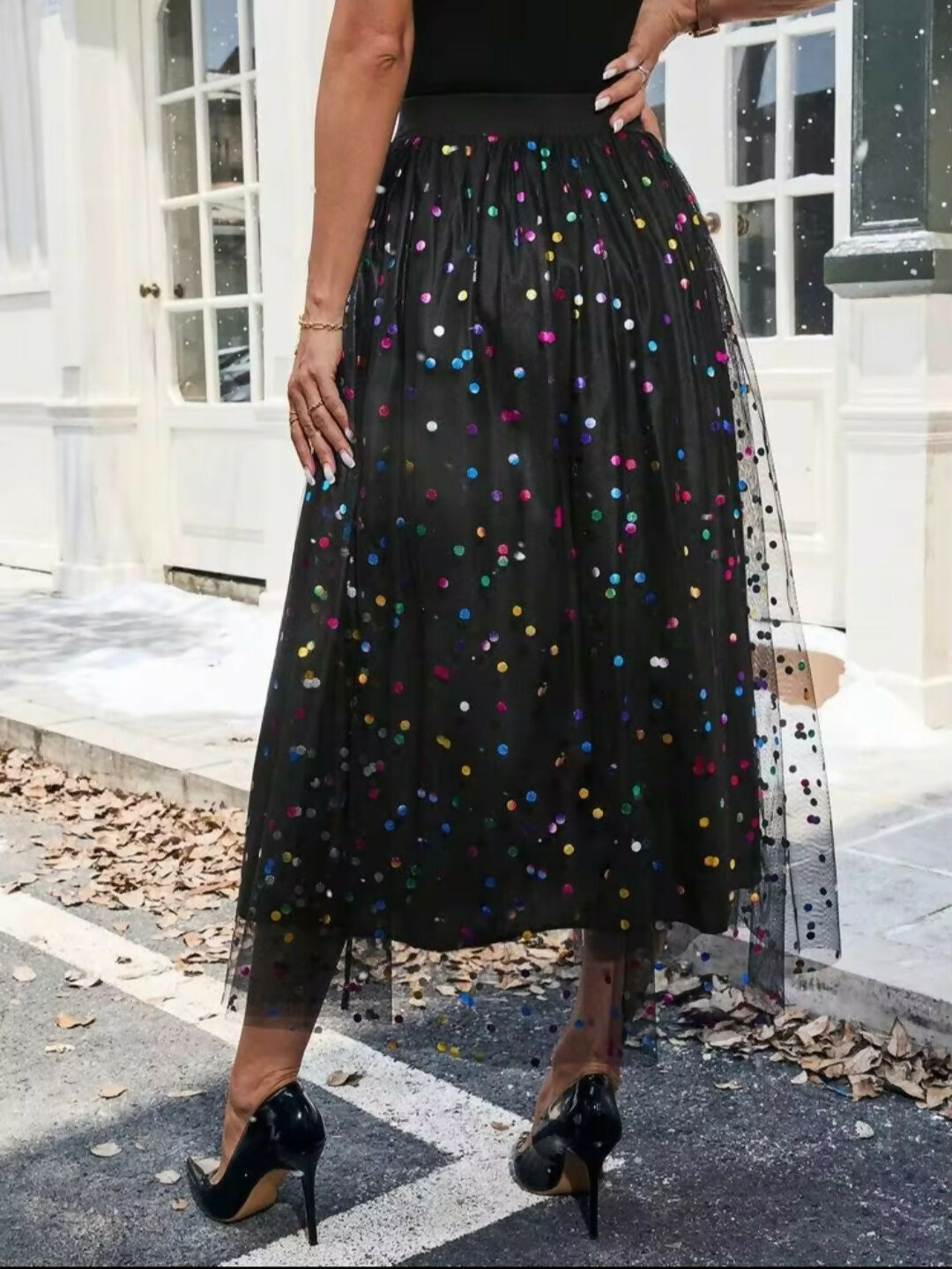 SHEIN Multi-Coloured Birthday Skirt