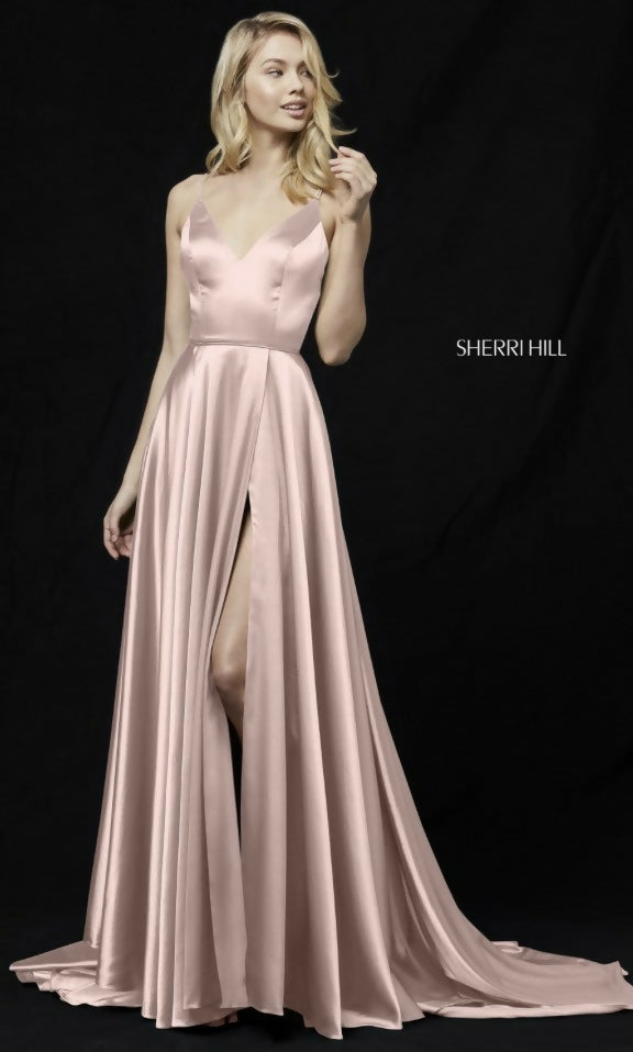 Sherri Hill Rose Pink Formal Dress