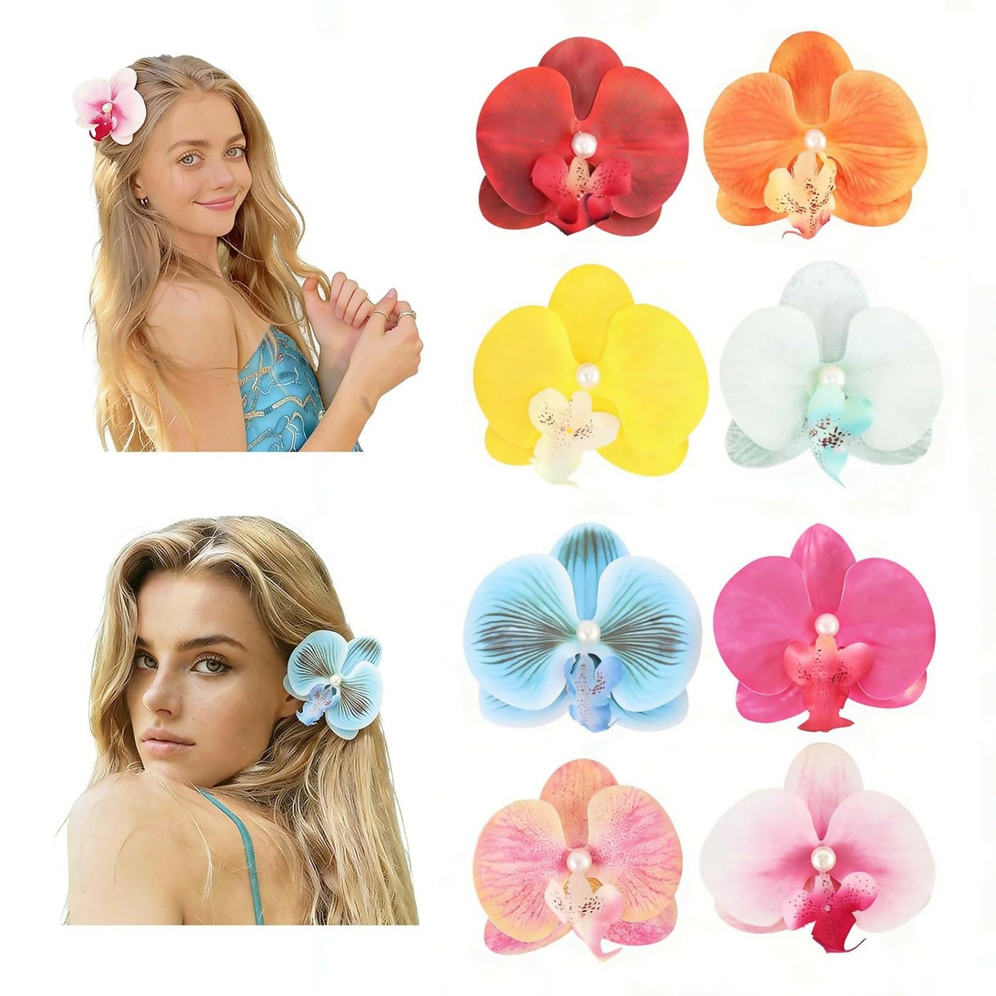 Orchid Hair Clip