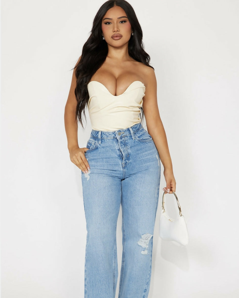 Cream Bodysuit