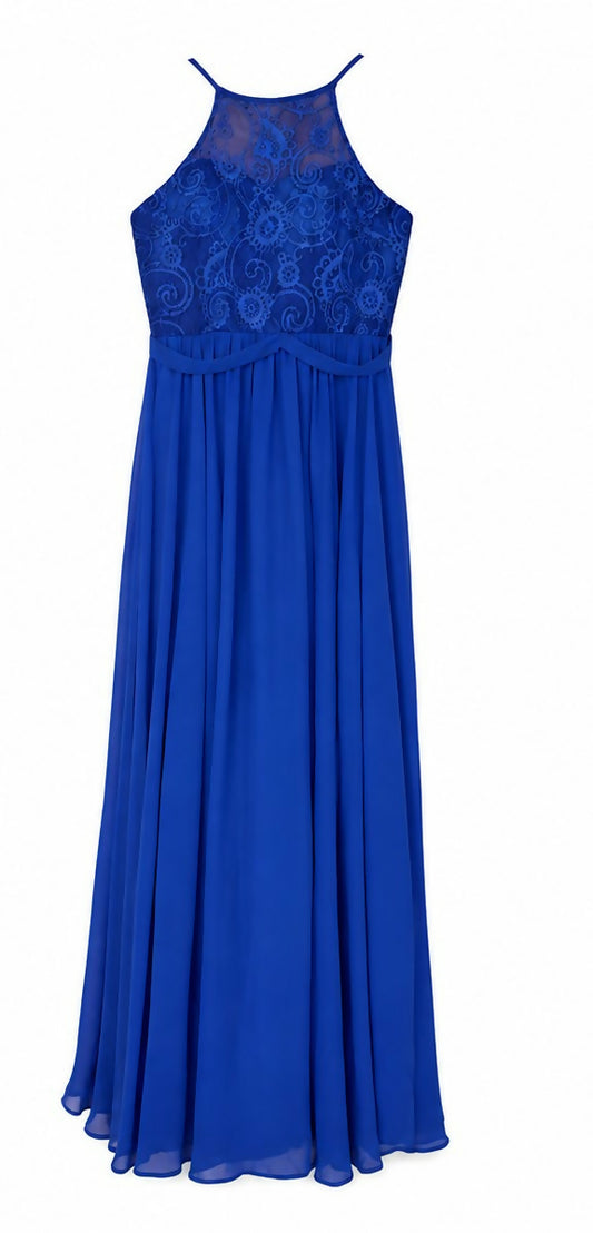 Aspeed Royal Blue Rhinestone Prom Gown