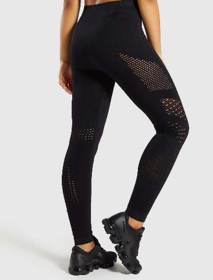 Gymshark Flawless Knit Tights - Black