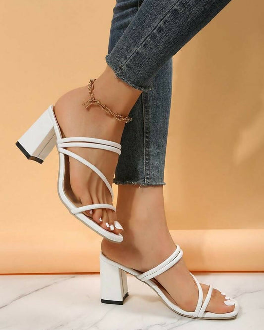 (NEW) Chunky Heeled Mule