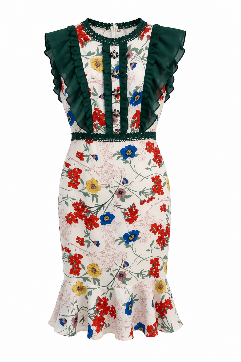 Floral Print Cocktail Dress