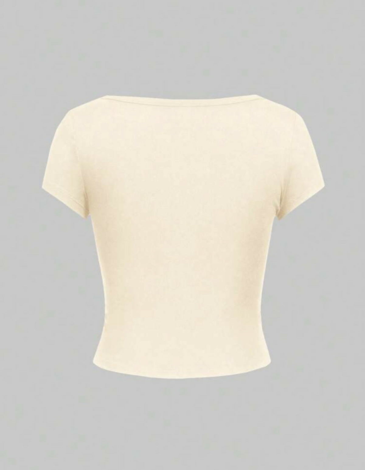 Casual Scoop Neck Tee