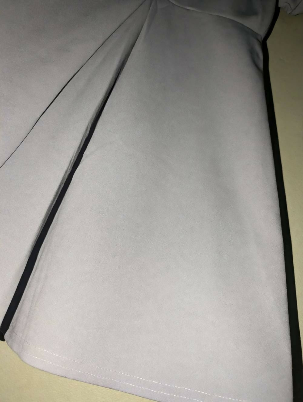 Boohoo Front Pleated Skater Dress