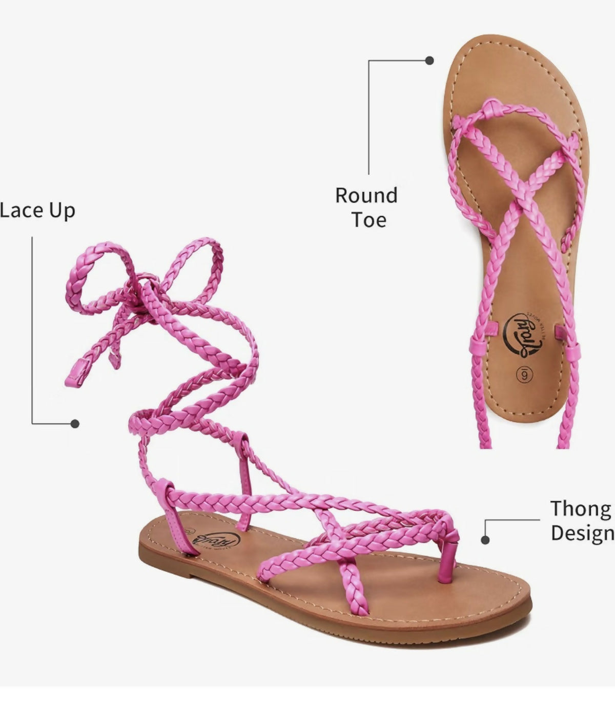Lace Up Strappy Sandals