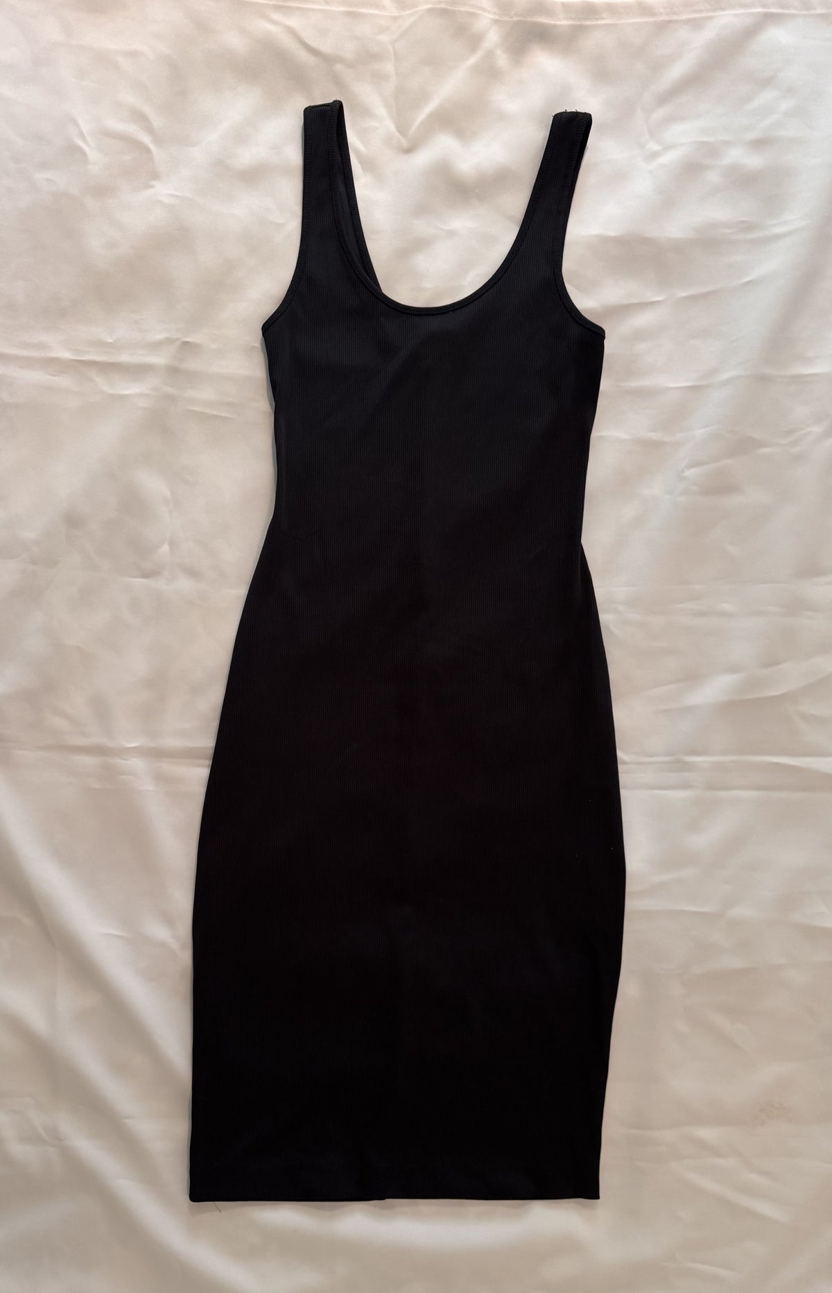 Black Ribbed Dress