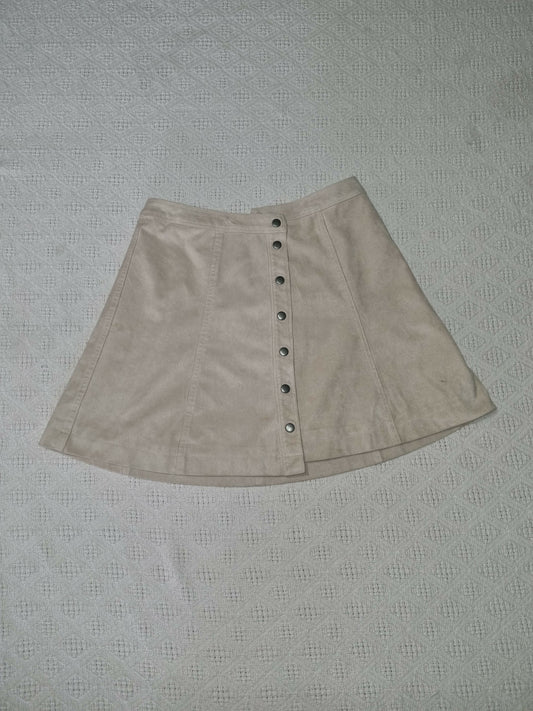 Tan Button up Skirt