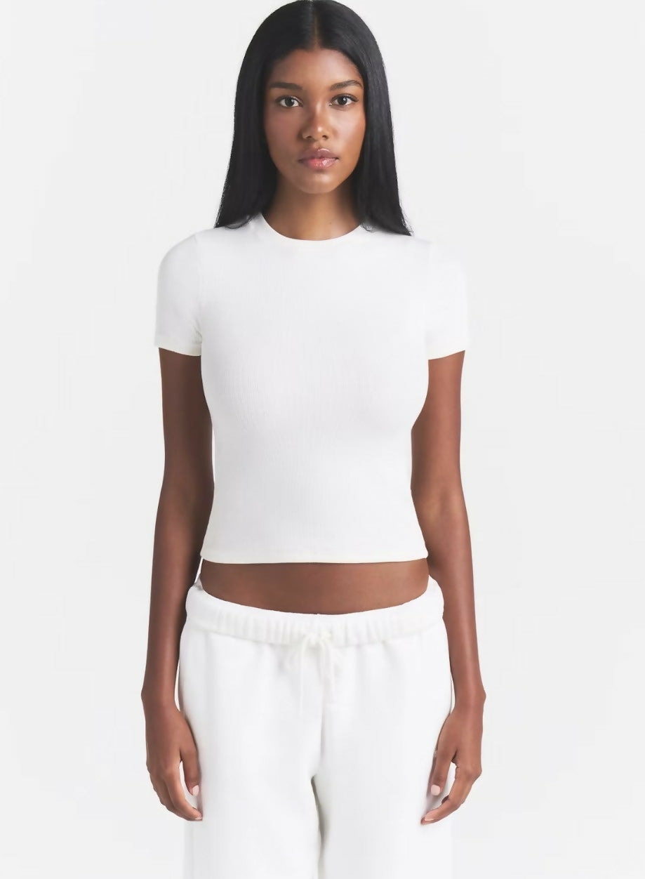 Skims Cotton Rib Tee