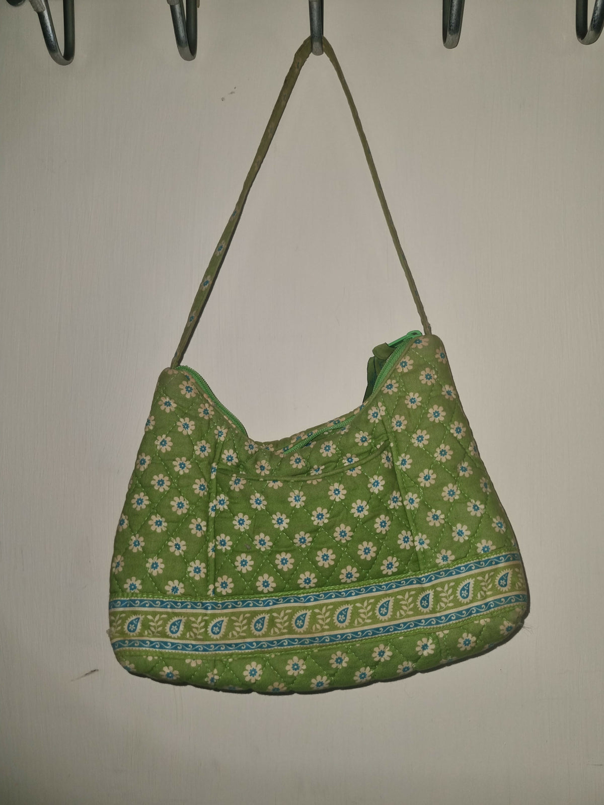 Vera Bradley Green Paisley Handbag