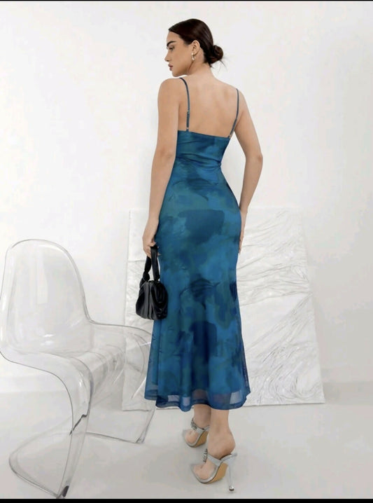 Blue/Green Dress