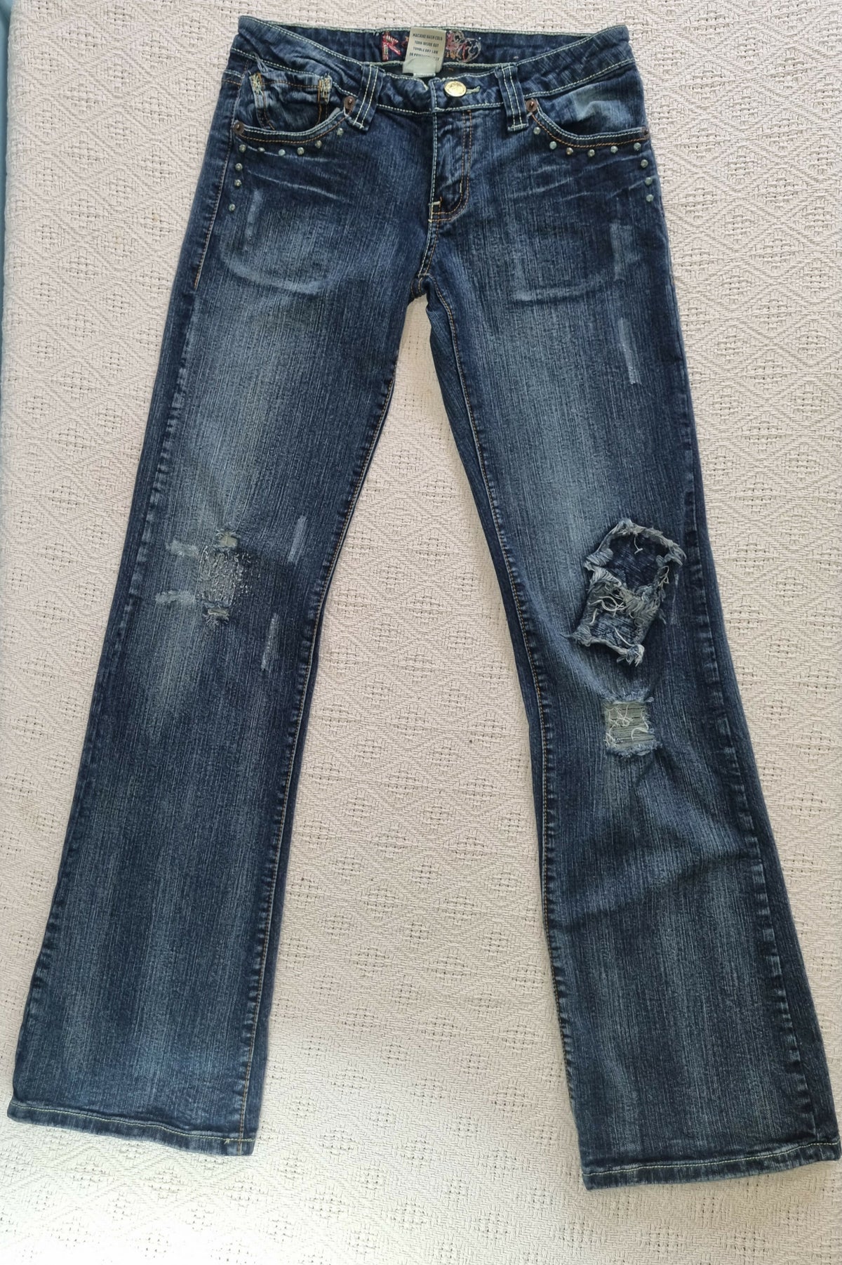 True Religion Low Waist Flare Jeans