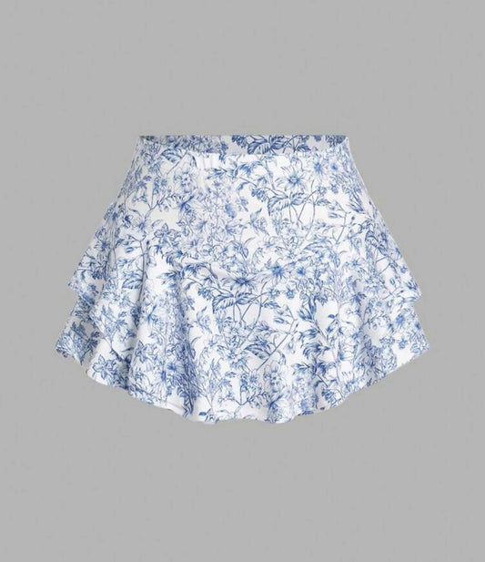 Floral Skort
