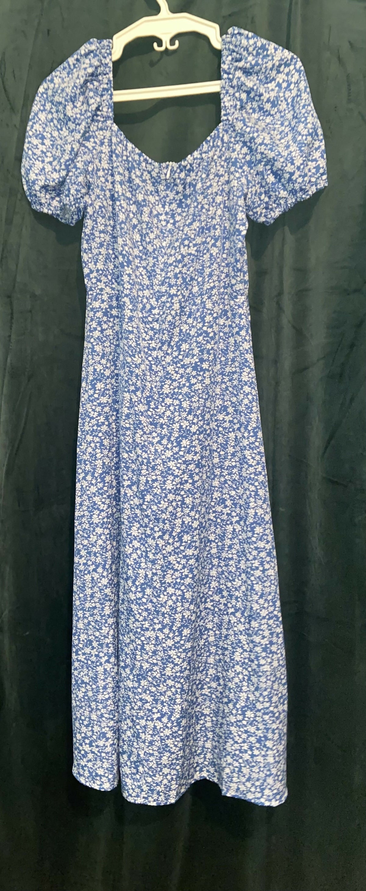 Floral Print Tie Front Dress