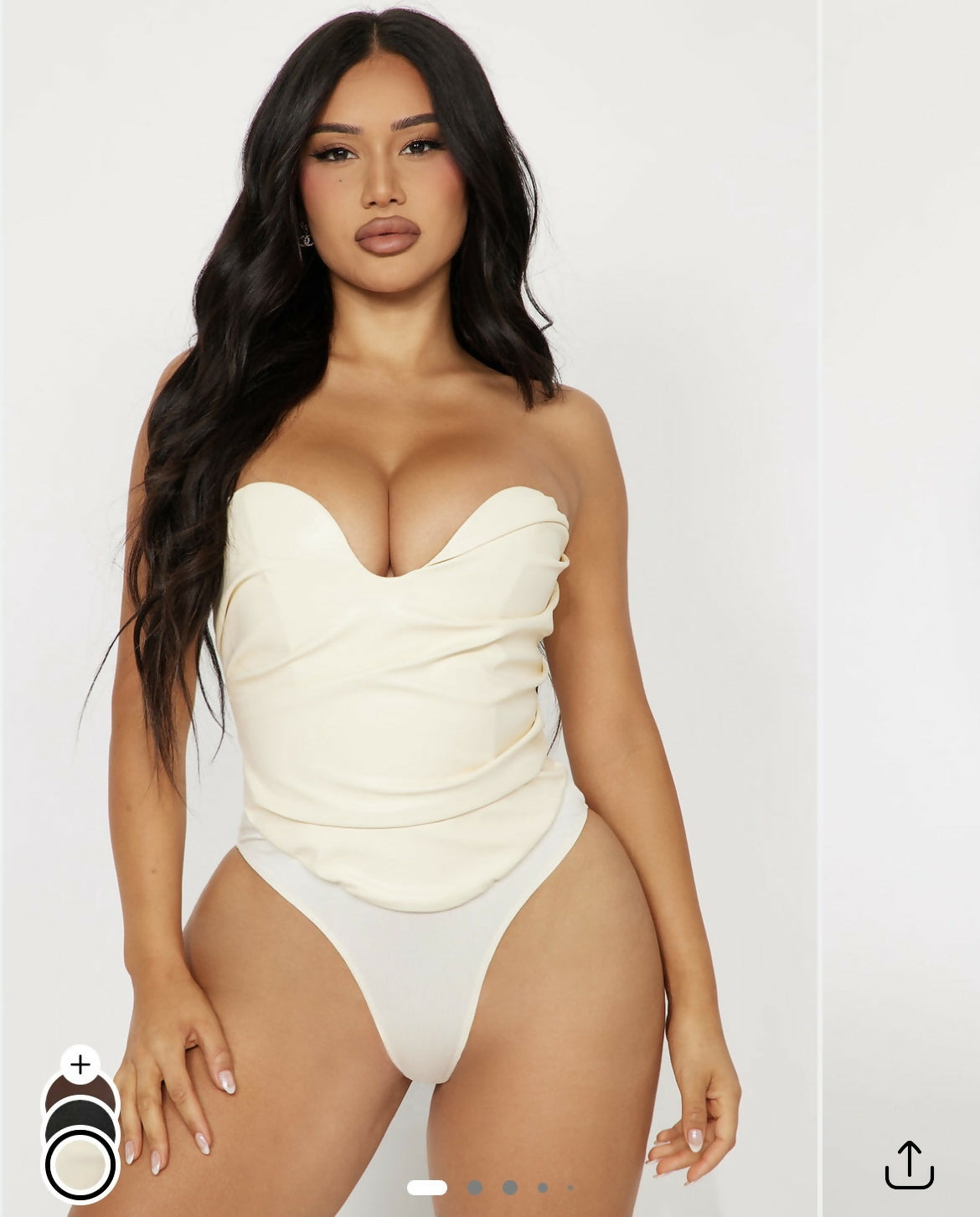 Cream Bodysuit