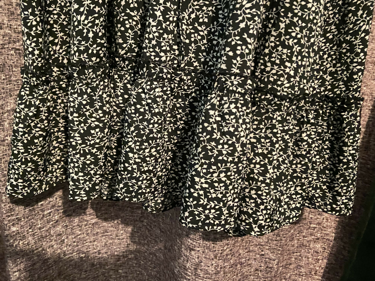Floral Butterfly Sleeve Dress