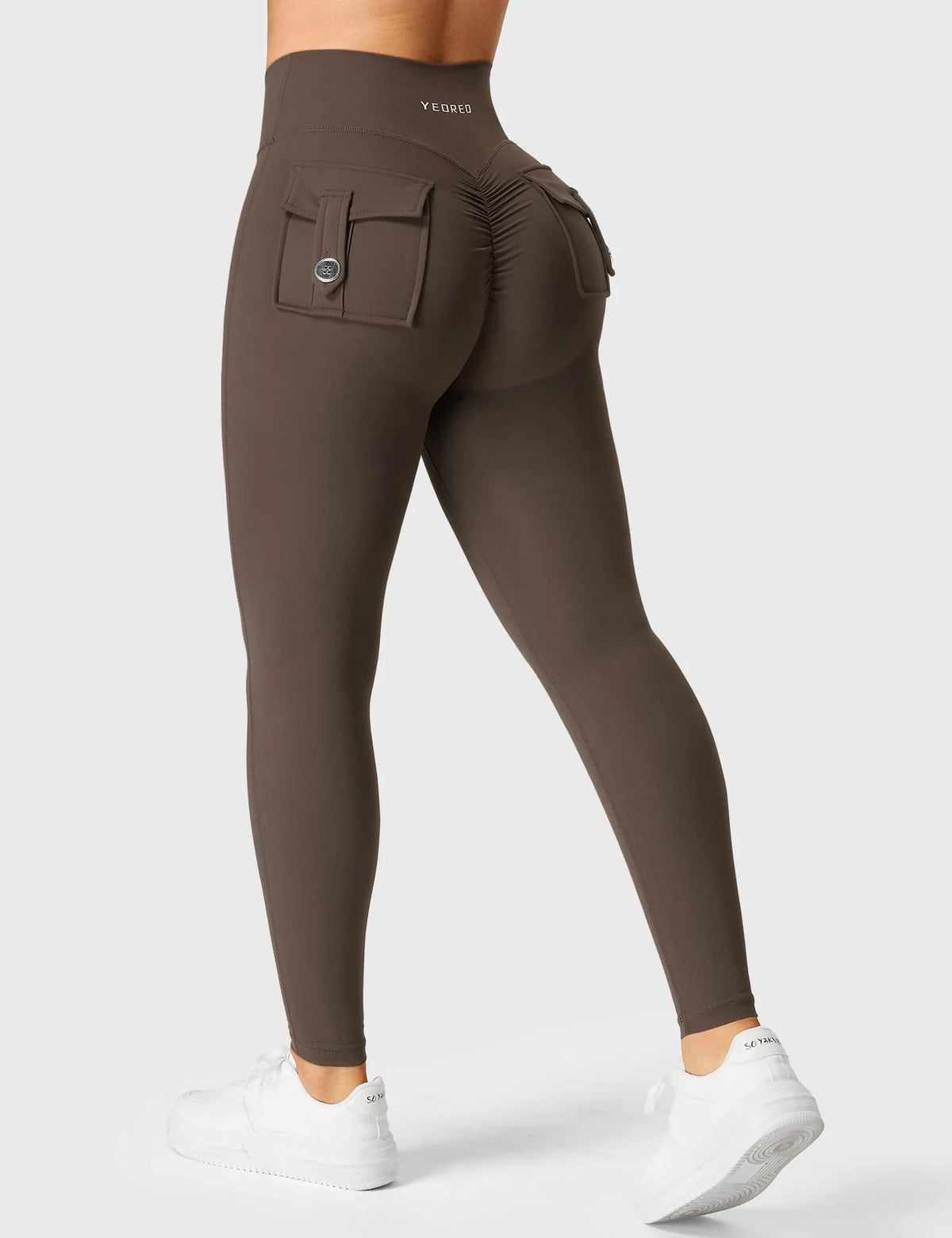 YEOREO CoreFlex Leggings with Pockets & V Waist