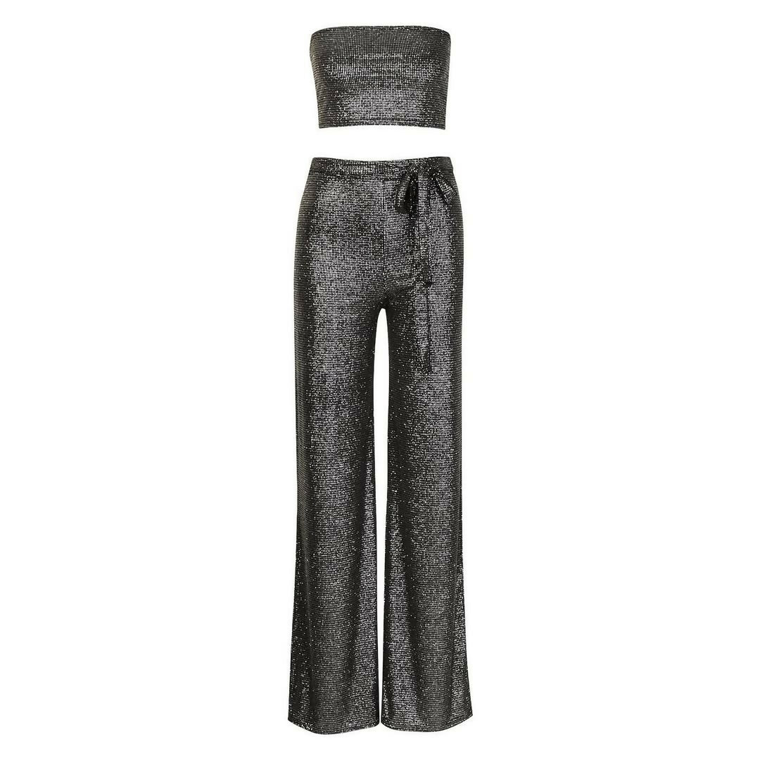 (NEW) Metallic Co-Ord