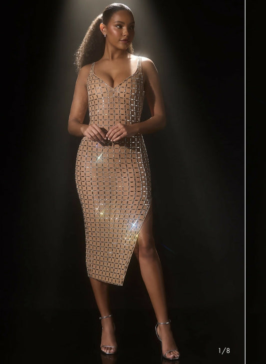 Claudie Embellished Midaxi Dress