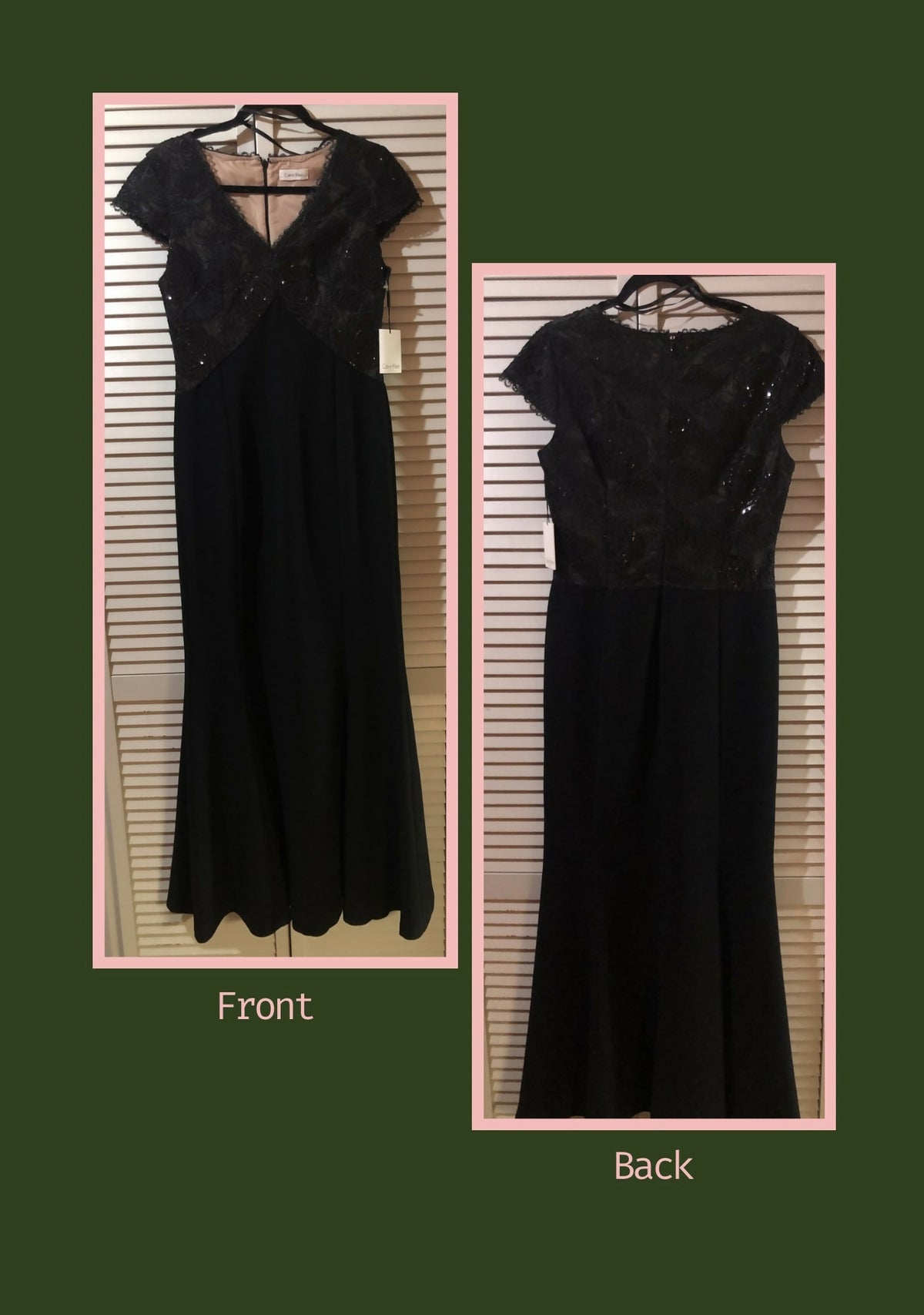 Calvin Klein Women’s Black Evening Dress